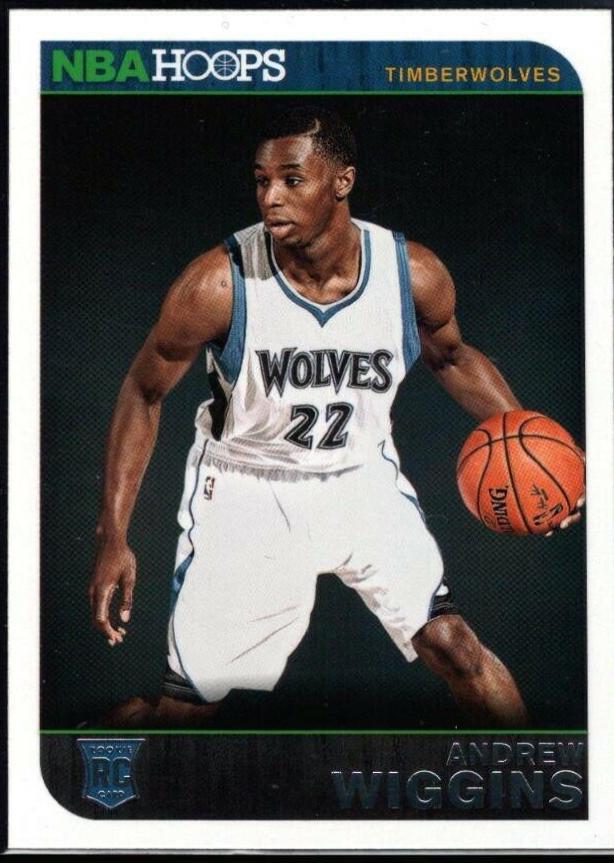 Andrew Wiggins #261 Basketball Cards 2014 Panini Hoops
