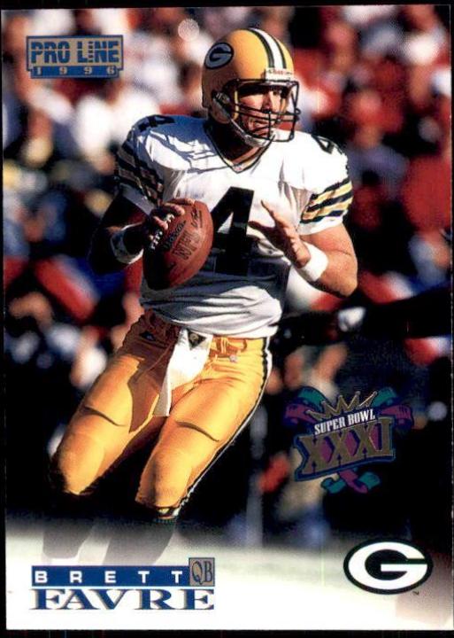 Brett Favre #6 Football Cards 1996 Pro Line