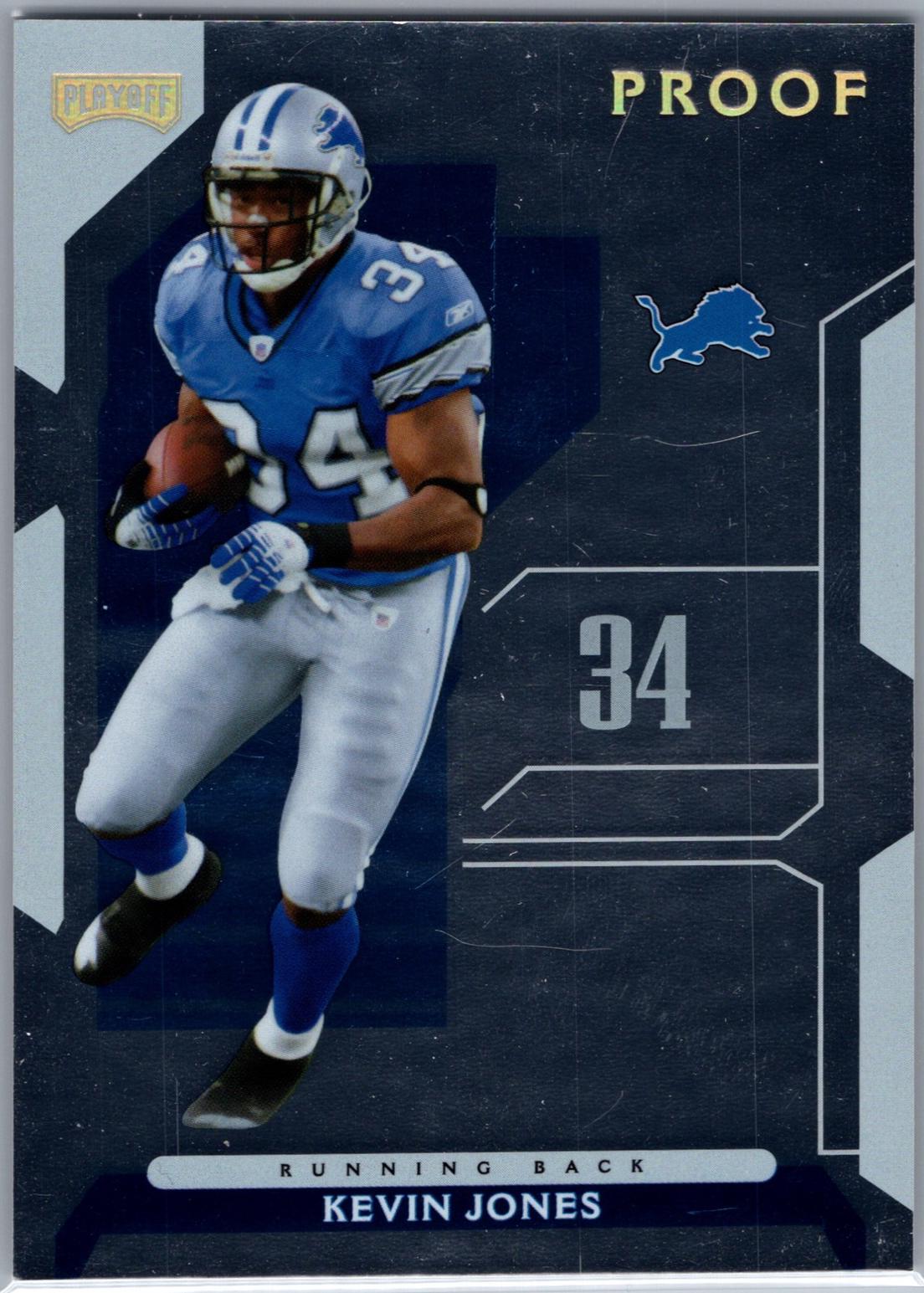 Kevin Jones #32 2006 Playoff NFL Playoffs