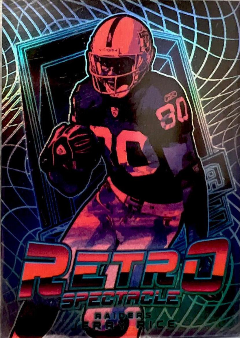 Jerry Rice #RS-17 Football Cards 2022 Panini Spectra Retro Spectacle