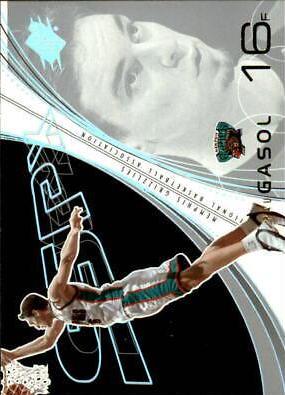 Pau Gasol #38 Basketball Cards 2002 Spx