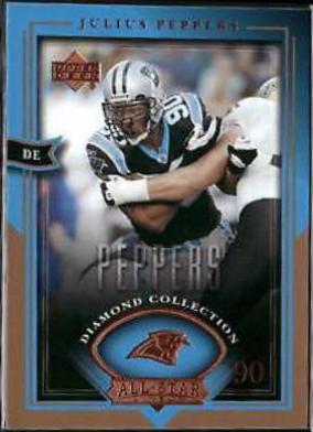 Julius Peppers #2 Football Cards 2004 Upper Deck Diamond Collection All Star Lineup