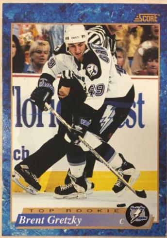 Brent Gretzky #606 Hockey Cards 1993 Score