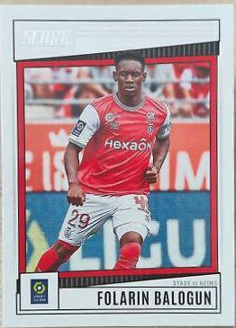 Folarin Balogun #155 Soccer Cards 2022 Panini Score Ligue 1