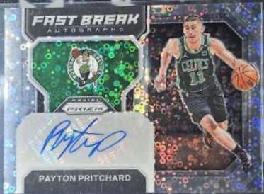 Payton Pritchard #FB-PPC Basketball Cards 2022 Panini Prizm Fast Break Autographs