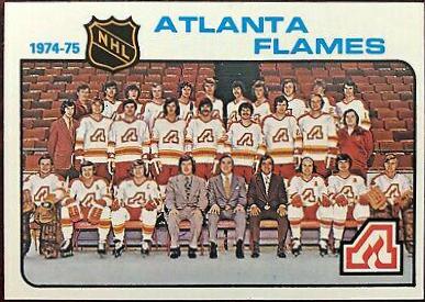 Flames Team #85 1975 Topps Hockey