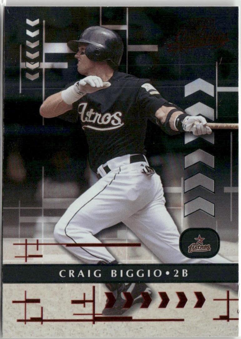 Craig Biggio #57 2001 Playoff Absolute Memorabilia Baseball