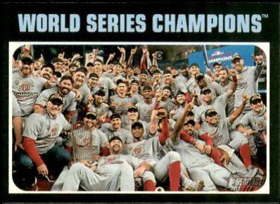 Washington Nationals #1 Baseball Cards 2020 Topps Heritage
