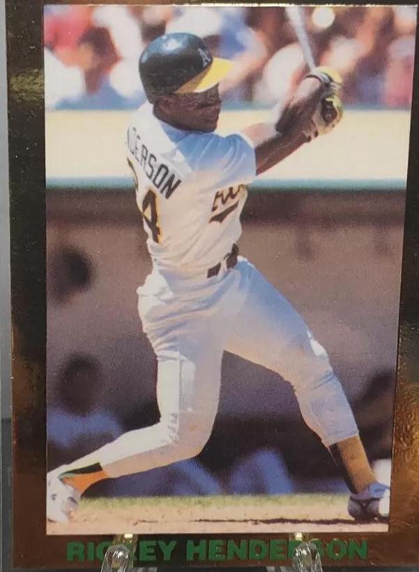 Rickey Henderson Baseball Cards 2020 Topps Opening Day the Lighter Side of Baseball