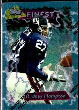 Rodney Hampton #172 Football Cards 1995 Topps Finest Boosters