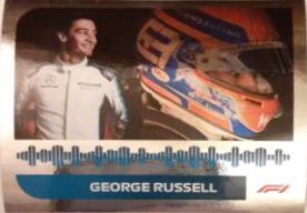 George Russell #204 Racing Cards 2021 Topps Formula 1 Stickers