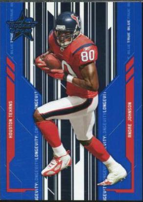 Andre Johnson #38 Football Cards 2005 Leaf Rookies & Stars