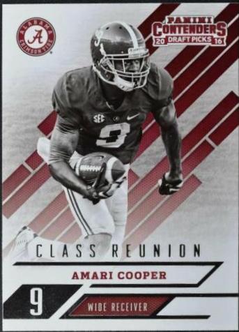 Amari Cooper #4 Football Cards 2016 Panini Contenders Draft Picks Class Reunion