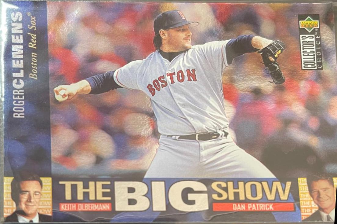 Roger Clemens #10/25 Baseball Cards 1997 Collector's Choice the Big Show
