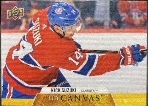 Nick Suzuki #C44 2020-21 Upper Deck Hockey UD Canvas