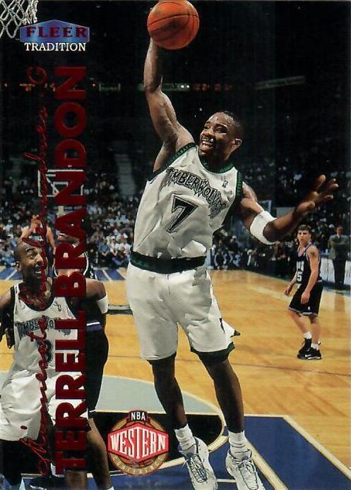 Terrell Brandon #23 Basketball Cards 1999 Fleer Tradition