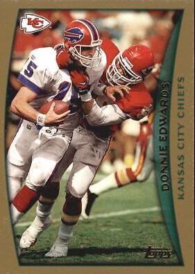 Donnie Edwards #27 Football Cards 1998 Topps