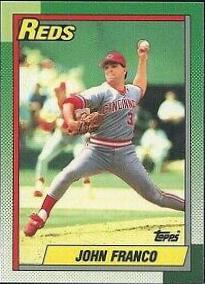 John Franco #120 Baseball Cards 1990 Topps Tiffany
