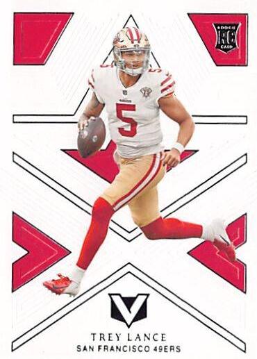 Trey Lance #3 Football Cards 2021 Panini Chronicles Vertex