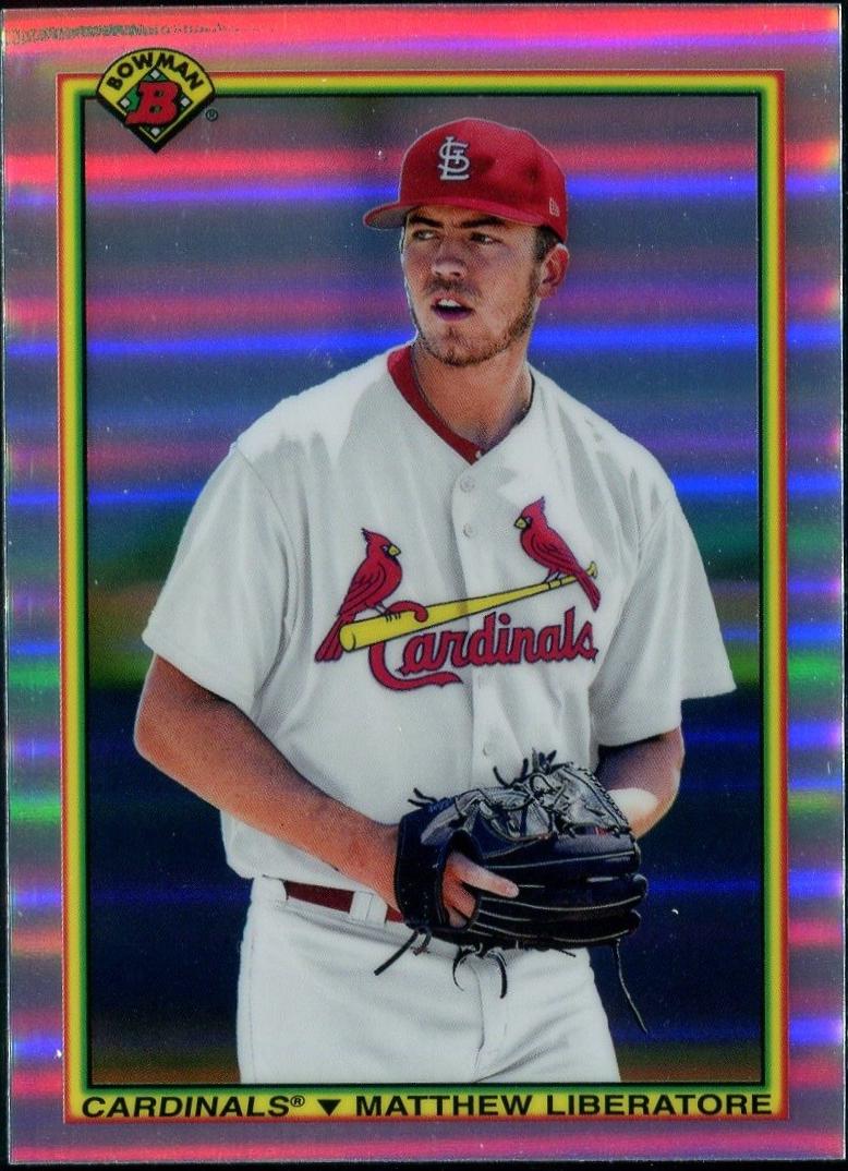 Matthew Liberatore #90BML 2020 Bowman Chrome 1990 Baseball