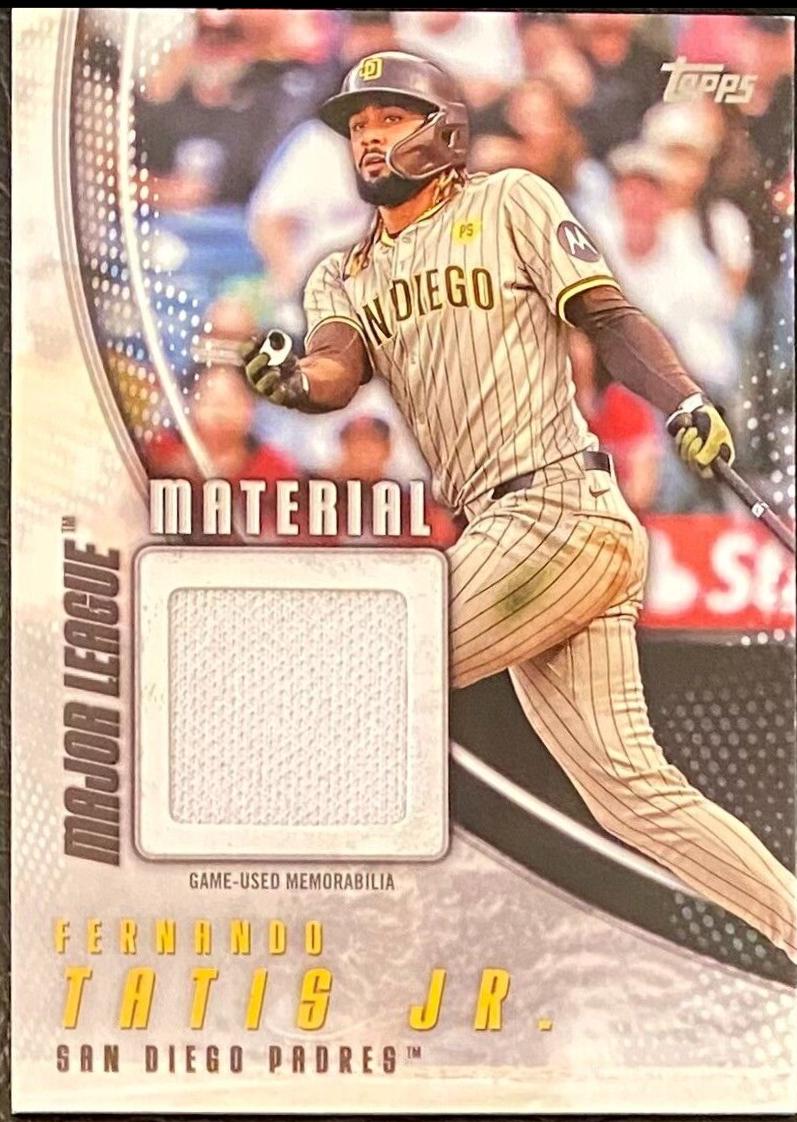 Fernando Tatis Jr. #MLM-FT Baseball Cards 2025 Topps Major League Material