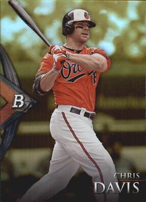 Chris Davis #9 Baseball Cards 2014 Bowman Platinum