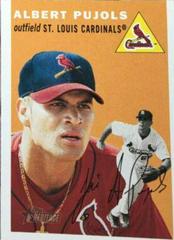 Albert Pujols [Orange Background] #7 Baseball Cards 2003 Topps Heritage Prices