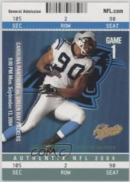 Julius Peppers #23 2004 Fleer Authentix Football