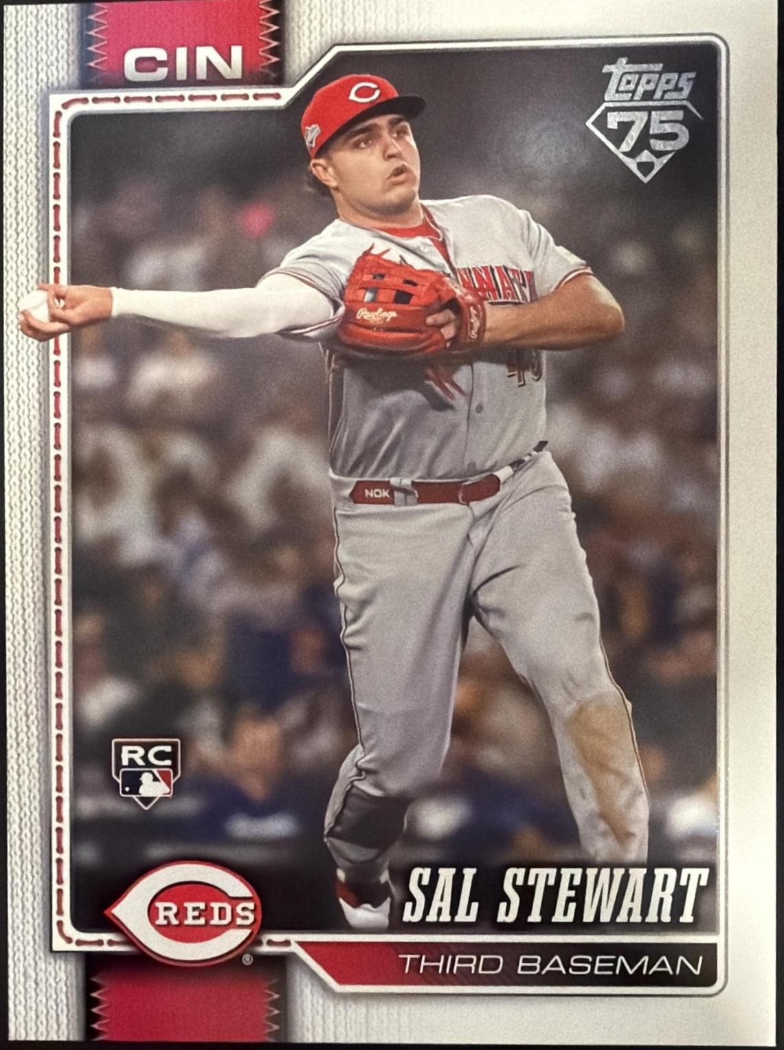 2026 Topps Series 2 Sal Stewart [Oversized] #372 card