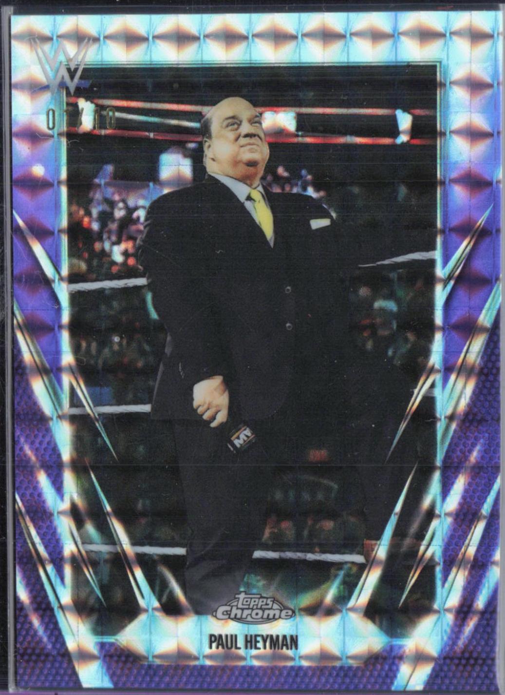 Paul Heyman [Purple Geometric] #44