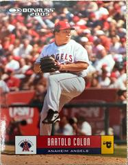 Bartolo Colon #71 Baseball Cards 2005 Donruss Prices