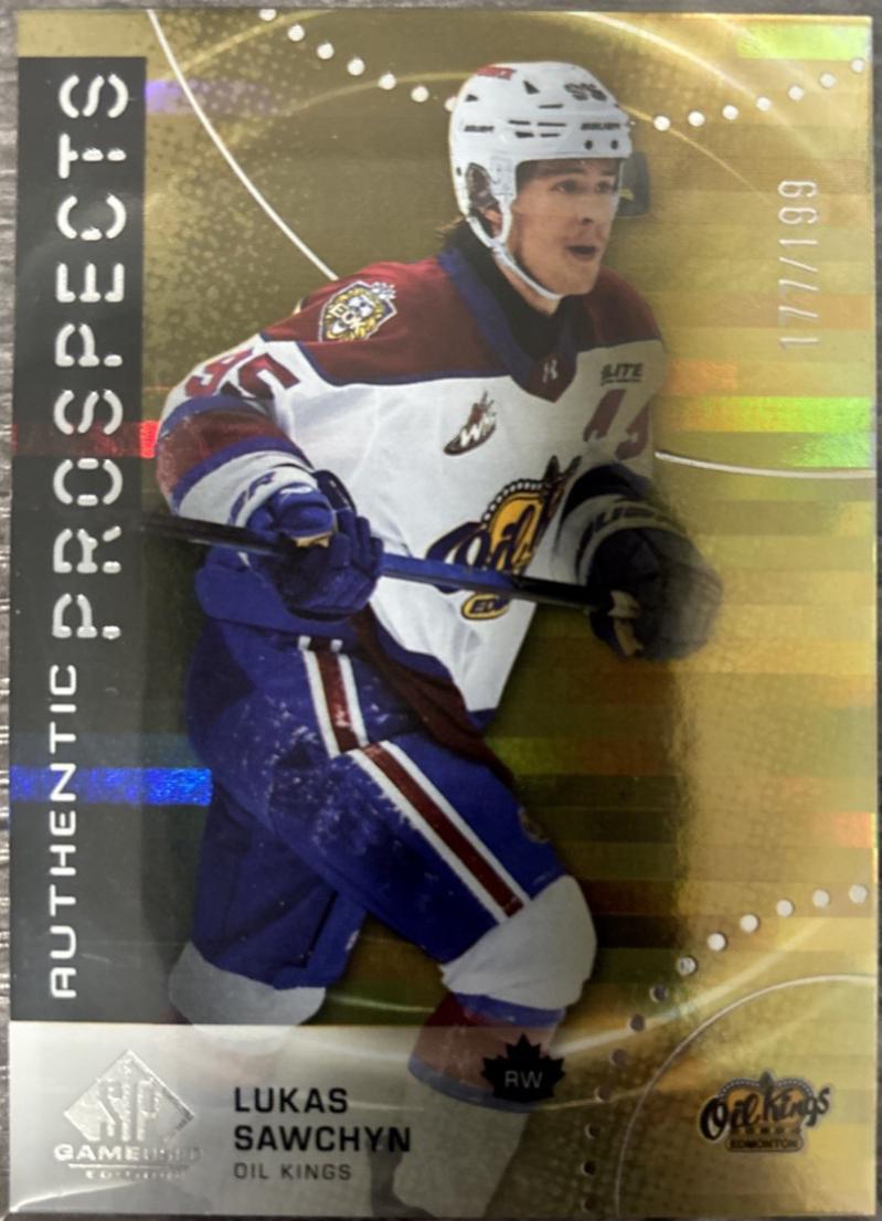 Lukas Sawchyn #22 2025 Sp Game Used Chl Hockey