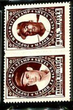 Harmon Killebrew, Bill White Baseball Cards 1961 Topps Stamp Panels