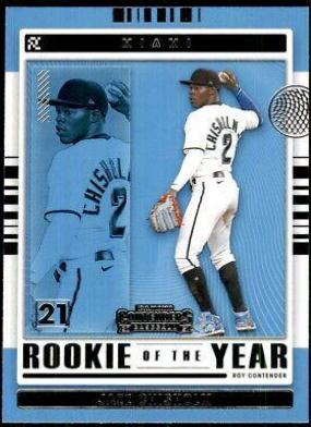 Jazz Chisholm #ROY-JC Baseball Cards 2021 Panini Contenders