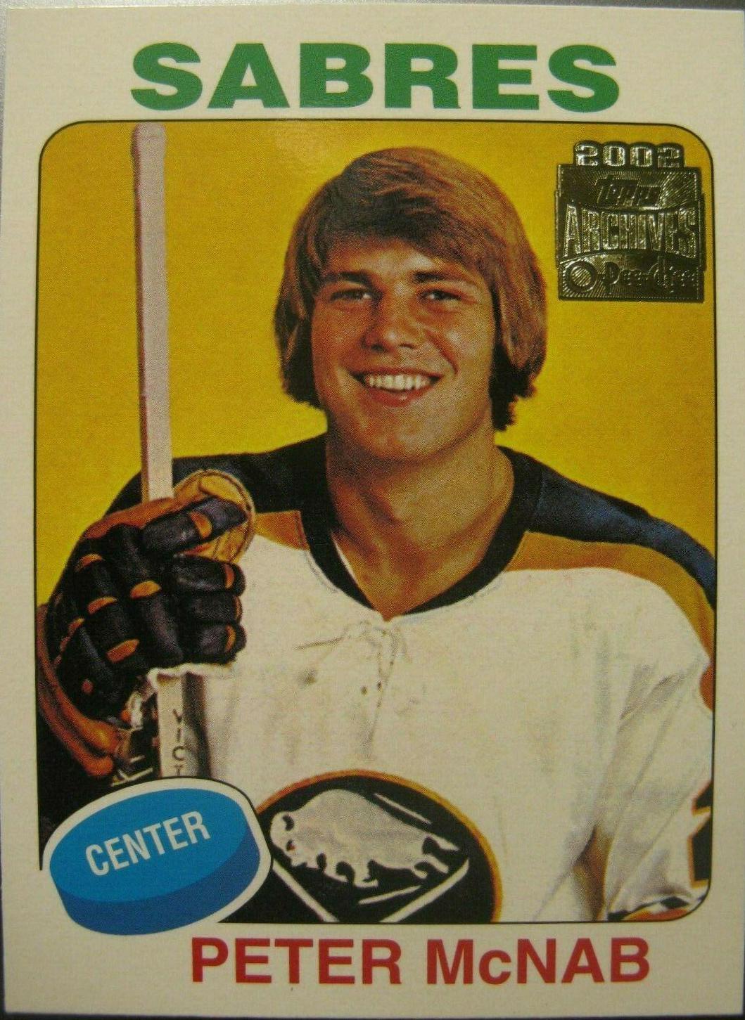 Peter McNab #73 Hockey Cards 2001 Topps Archives