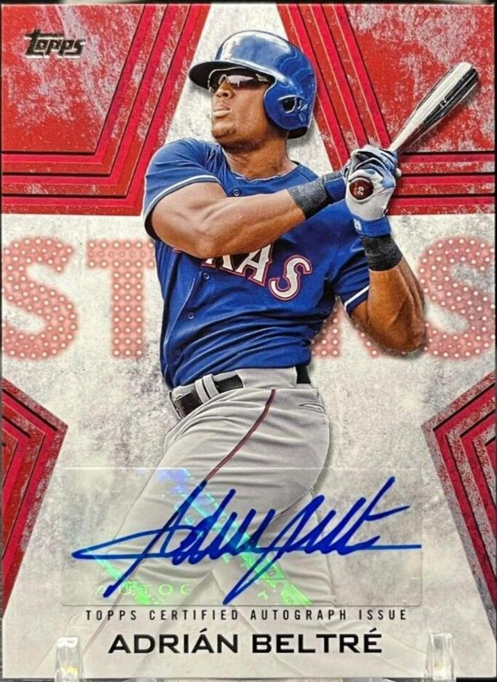 Adrian Beltre #BSA-AB Baseball Cards 2023 Topps Update Stars Autographs