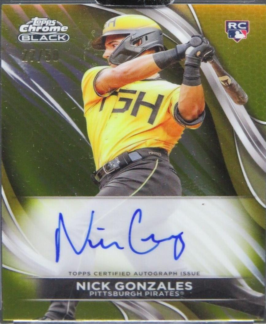 Nick Gonzales [Gold Refractor] #CBA-NG