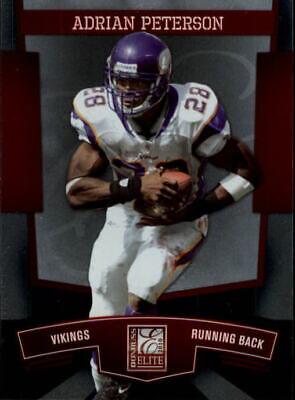 Adrian Peterson #54 Football Cards 2010 Panini Donruss Elite