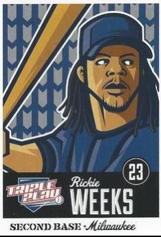 Rickie Weeks #46 Baseball Cards 2012 Panini Triple Play