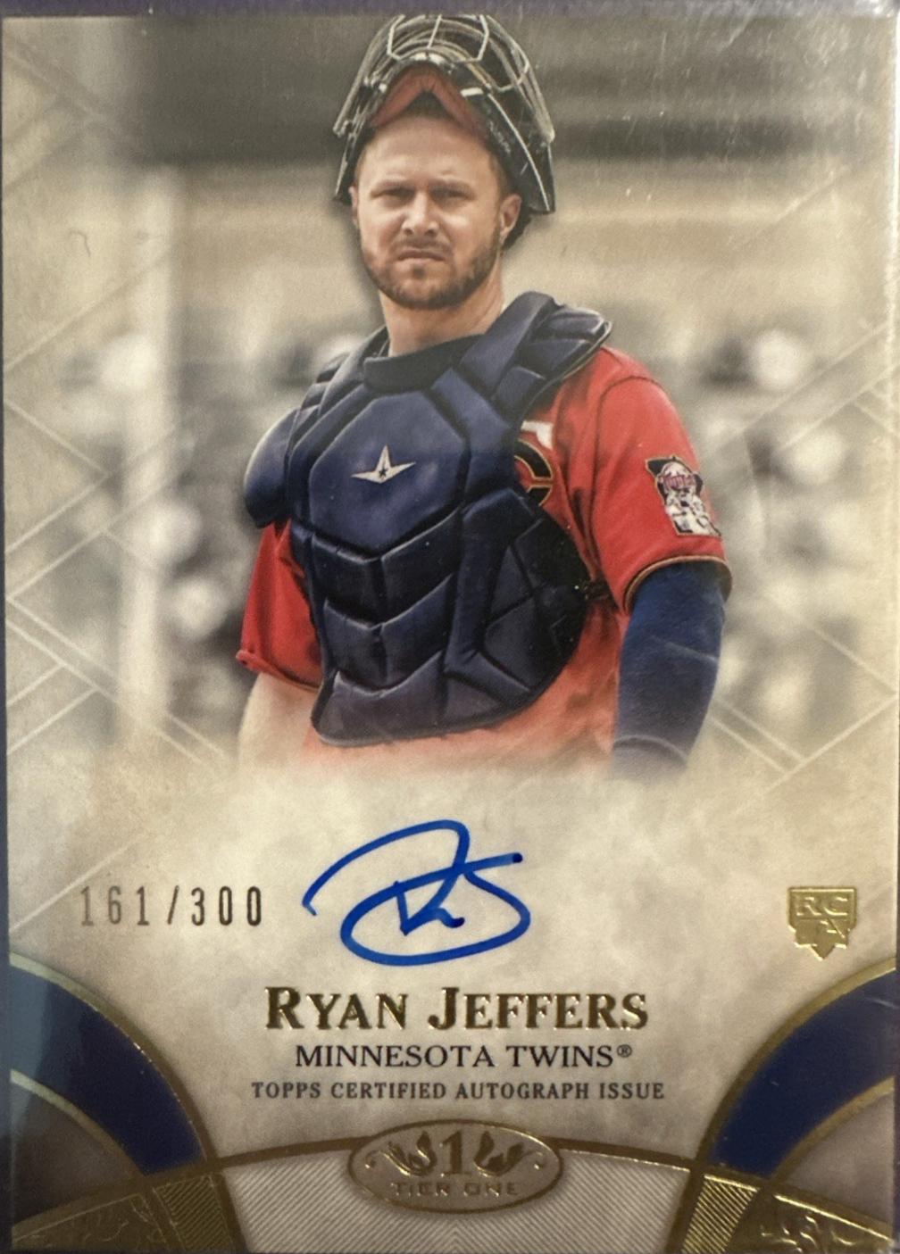 Ryan Jeffers #BOA-RJE 2021 Topps Tier One Baseball Break Out Autographs