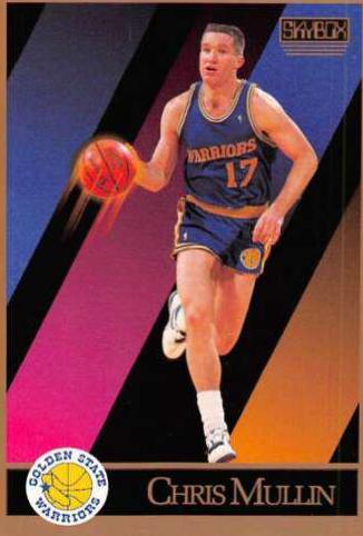 Chris Mullin #98 Basketball Cards 1990 Skybox