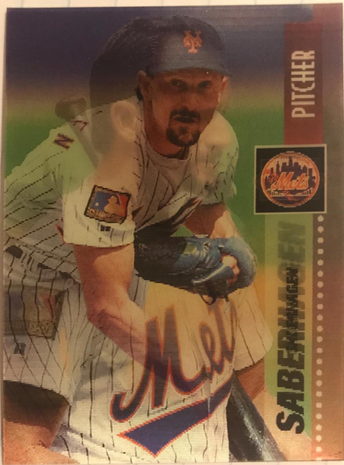 Bret Saberhagen #38 Baseball Cards 1995 Sportflix