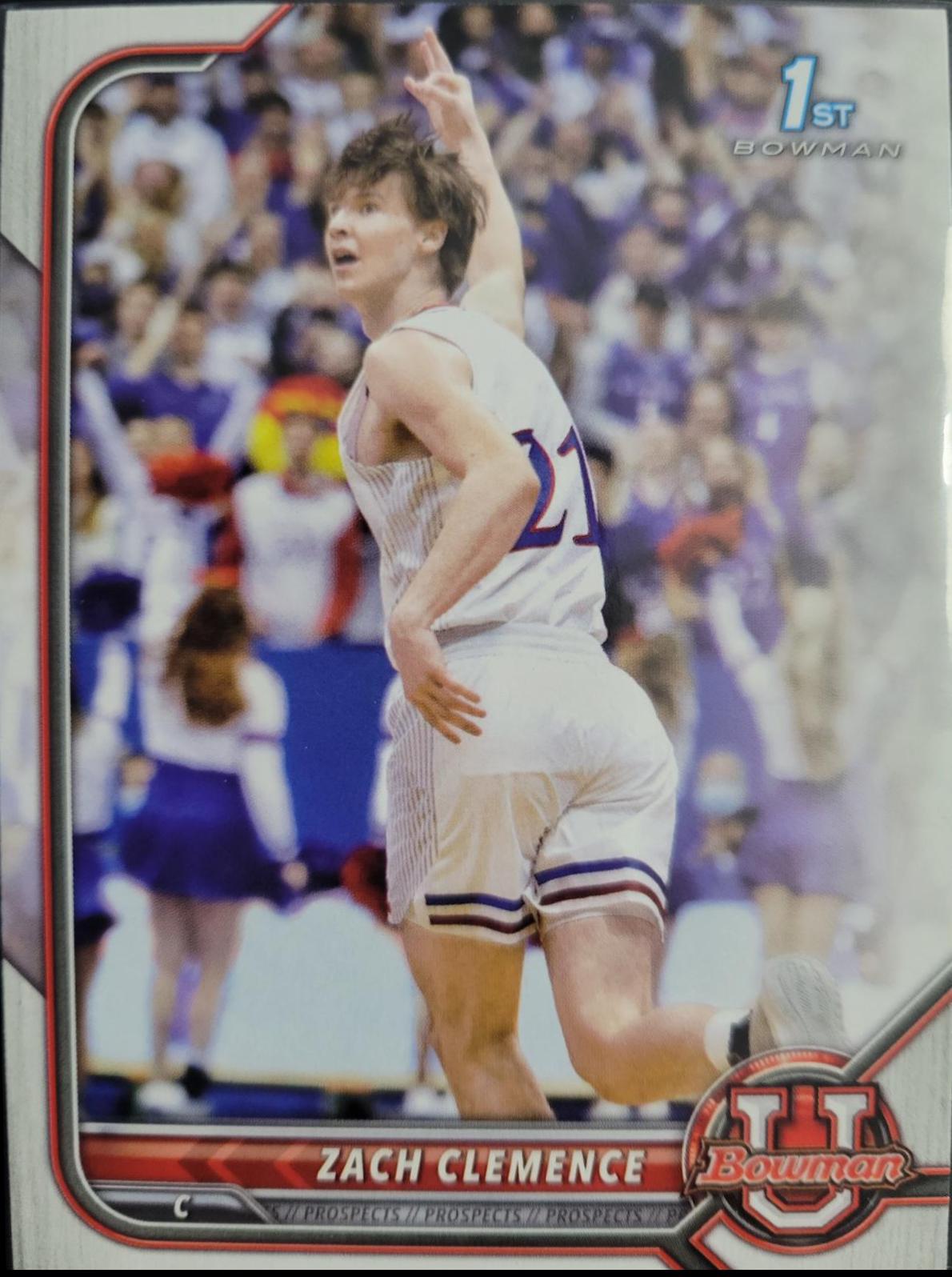 Zach Clemence #7 Basketball Cards 2021 Bowman University