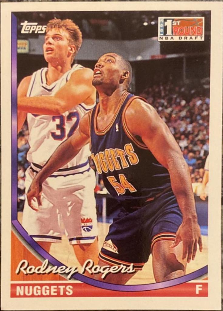 Rodney Rogers #287 Basketball Cards 1993 Topps