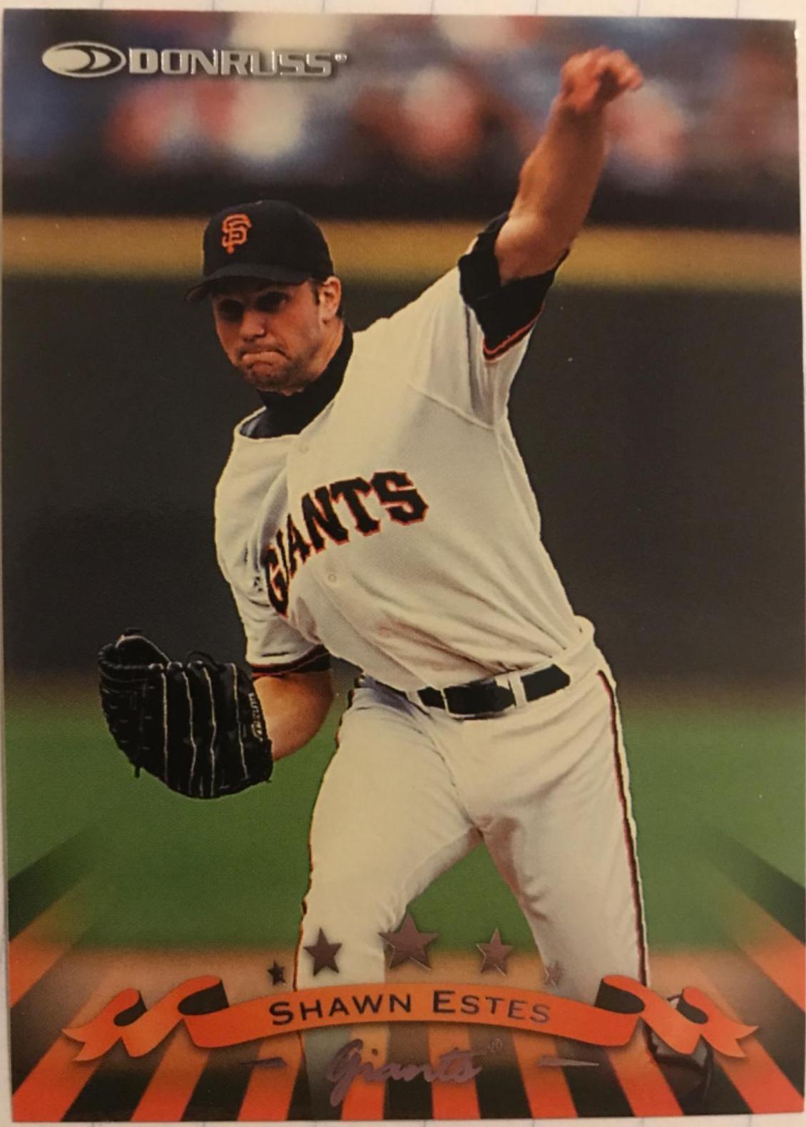 Shawn Estes #27 Baseball Cards 1998 Donruss