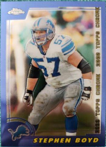 Stephen Boyd #9 Football Cards 2000 Topps Chrome
