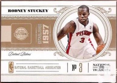 Rodney Stuckey #27 Basketball Cards 2010 Panini National Treasures