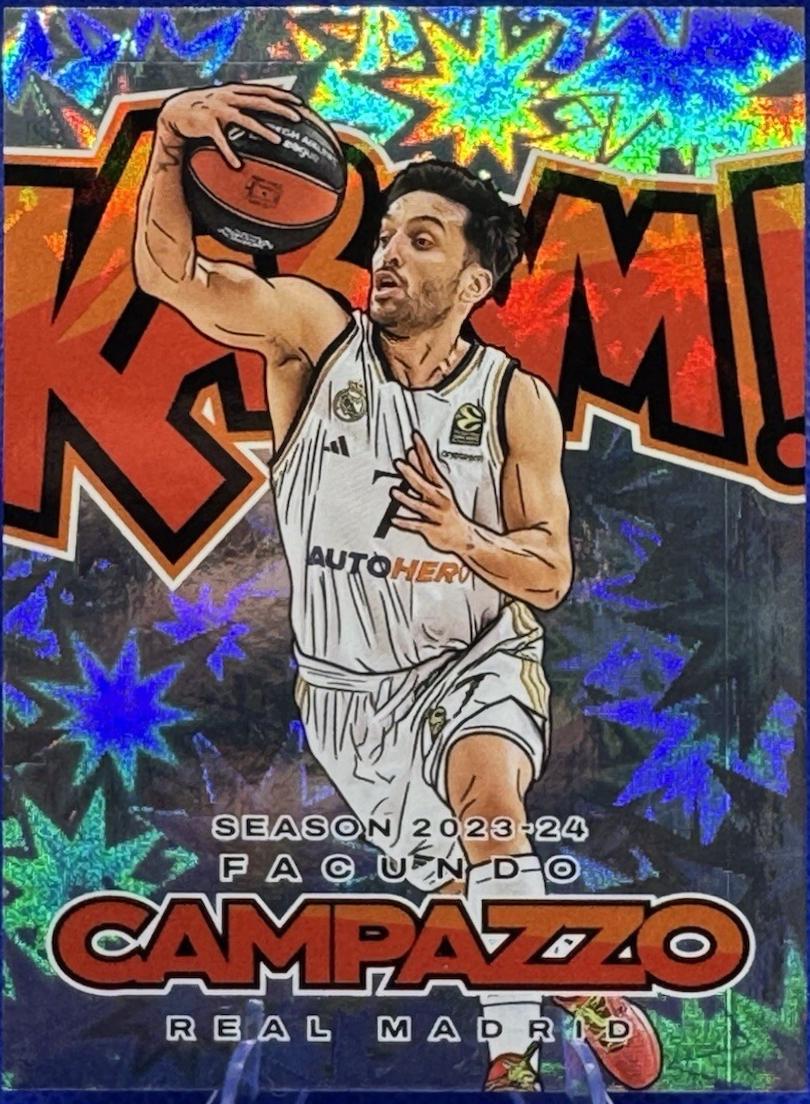 Facundo Campazzo #21 2023 Panini Crown Royale Euroleague Kaboom Basketball
