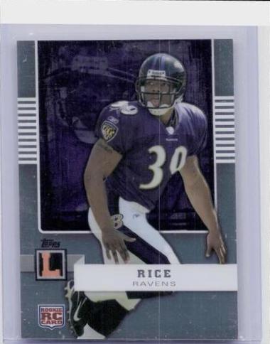 Ray Rice #67 Football Cards 2008 Topps Letterman
