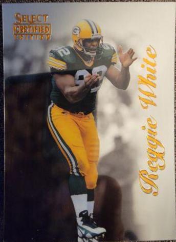 Reggie White #4 Football Cards 1996 Select Certified